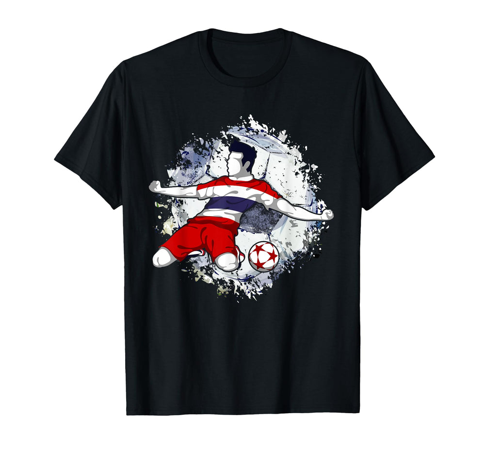 Thailand Soccer Thai National Flag Proud T-Shirt - Graphic Print Men Women
