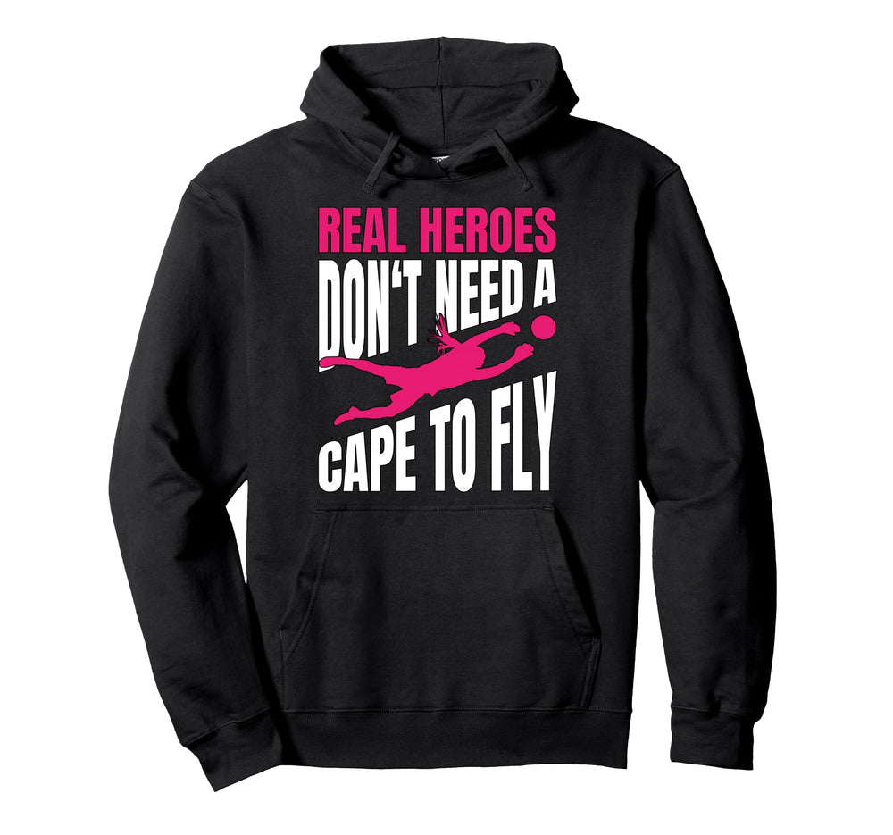Real Heroes Dont Need Cape To Fly Hoodie - Streetwear Style for Adults