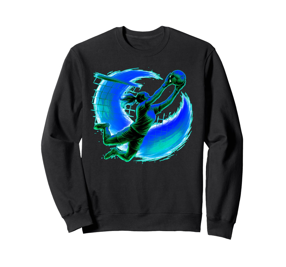 Intense Soccer Save Athletic Goal Sweatshirt - Graphic Print for Adults