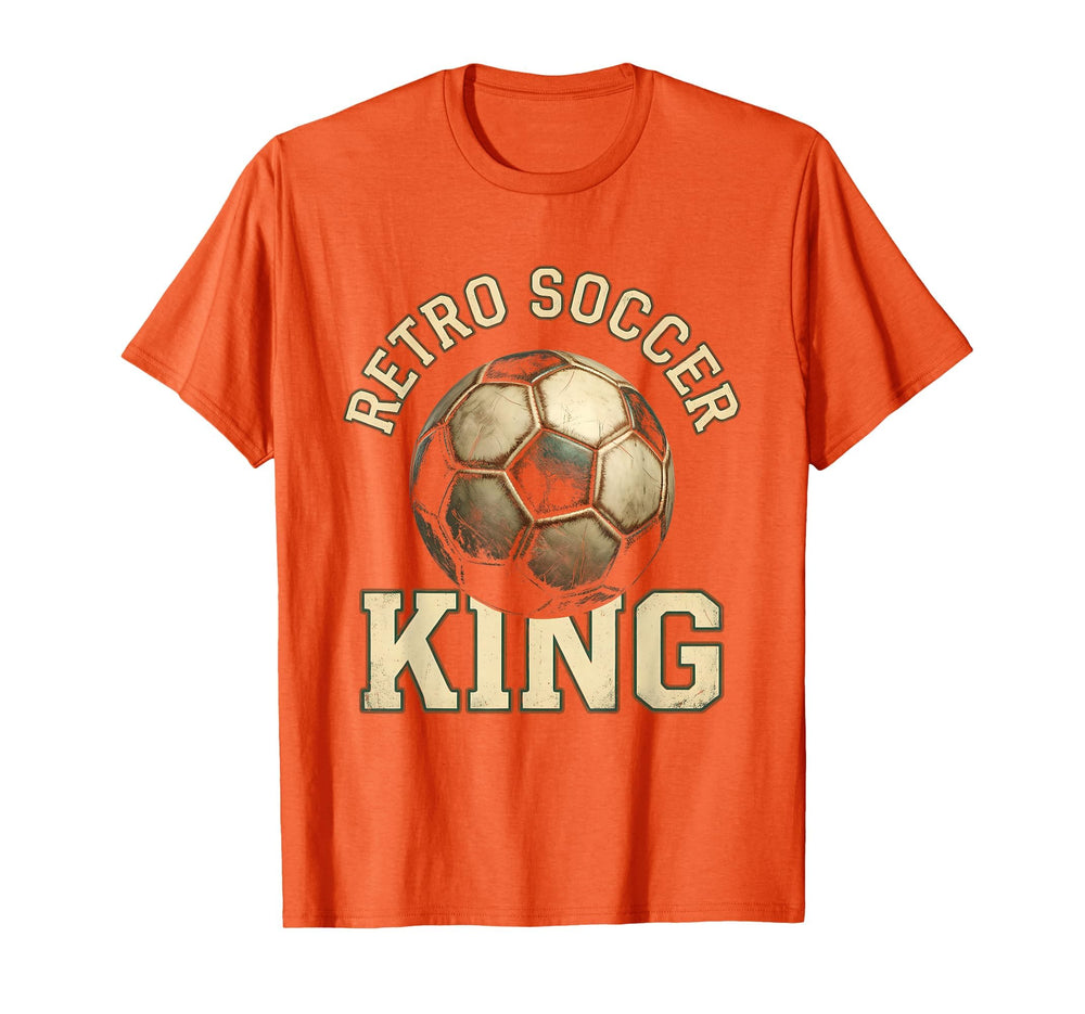 Soccer King Soccer Ball T-Shirt - Trendy Graphic for Adults