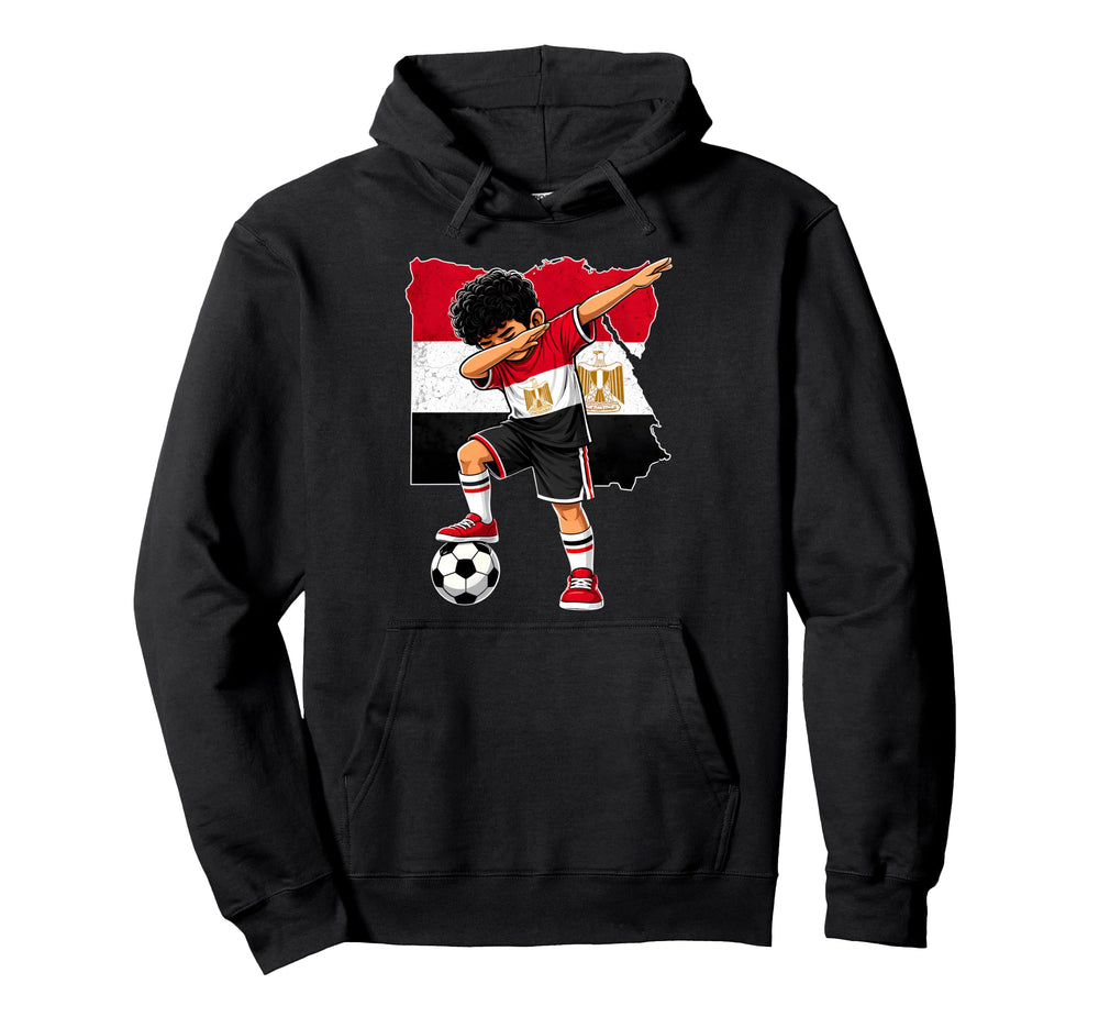 Dabbing Soccer Egypt Jersey Egyptians Hoodie - Streetwear Style Men Women