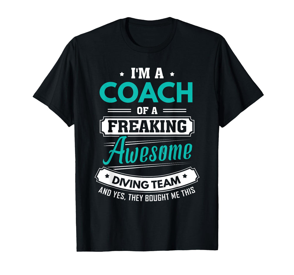 Diving Coach Diving Team Coach Gift T-Shirt - Trendy Graphic for Adults
