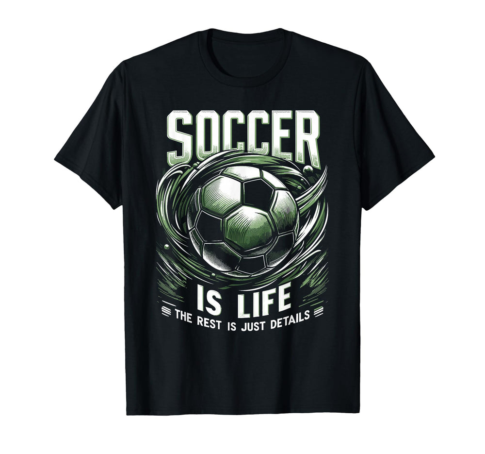 Football Is Life Rest Is Just Details T-Shirt - Aesthetic Graphic Men Women