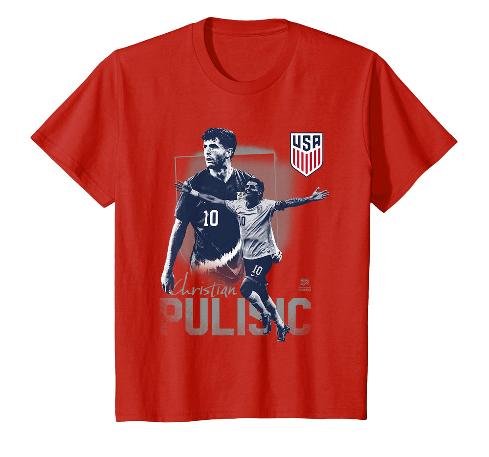 Officially Licensed Usa Soccer Usmnt T-Shirt - Minimalist Print for Adults