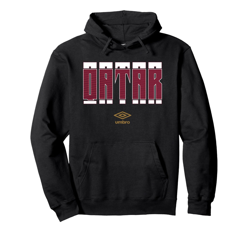Umbro International Soccer Qatar Hoodie - Trendy Graphic for Adults
