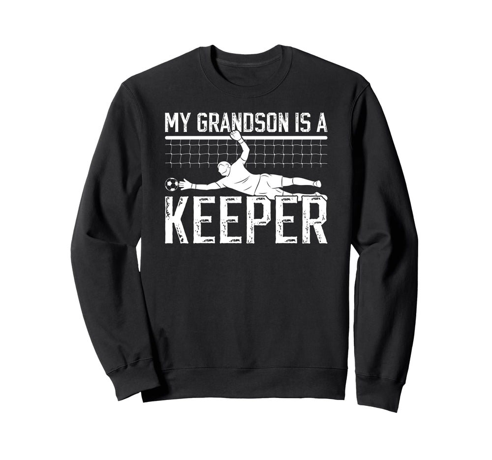 Proud Soccer Keeper Pops Soccer Sweatshirt - Graphic Print Men Women