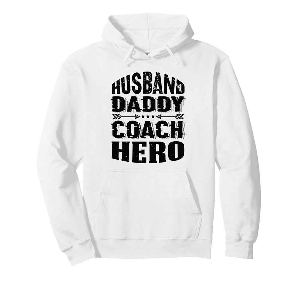 Husband Daddy Coach Hero Trainer Hoodie - Custom Art Print for Adults