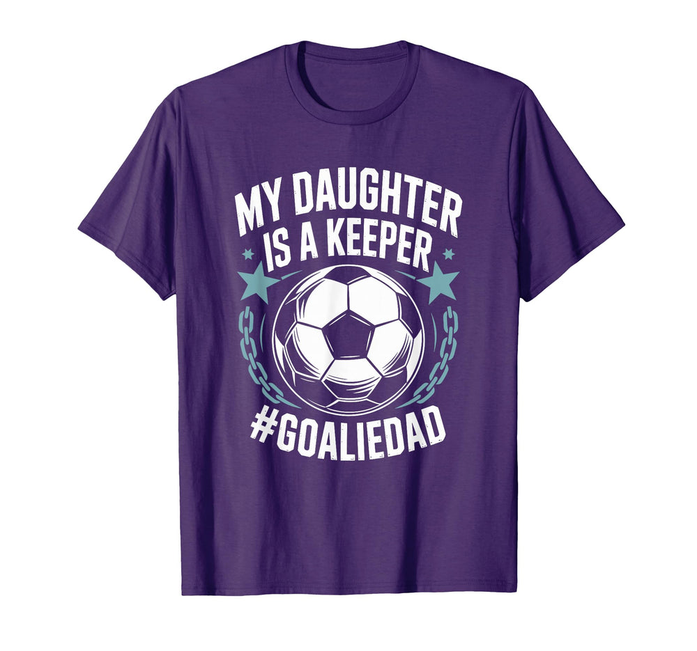 Goal Keeper Dad Soccer Lover Team My T-Shirt - Graphic Print Unisex