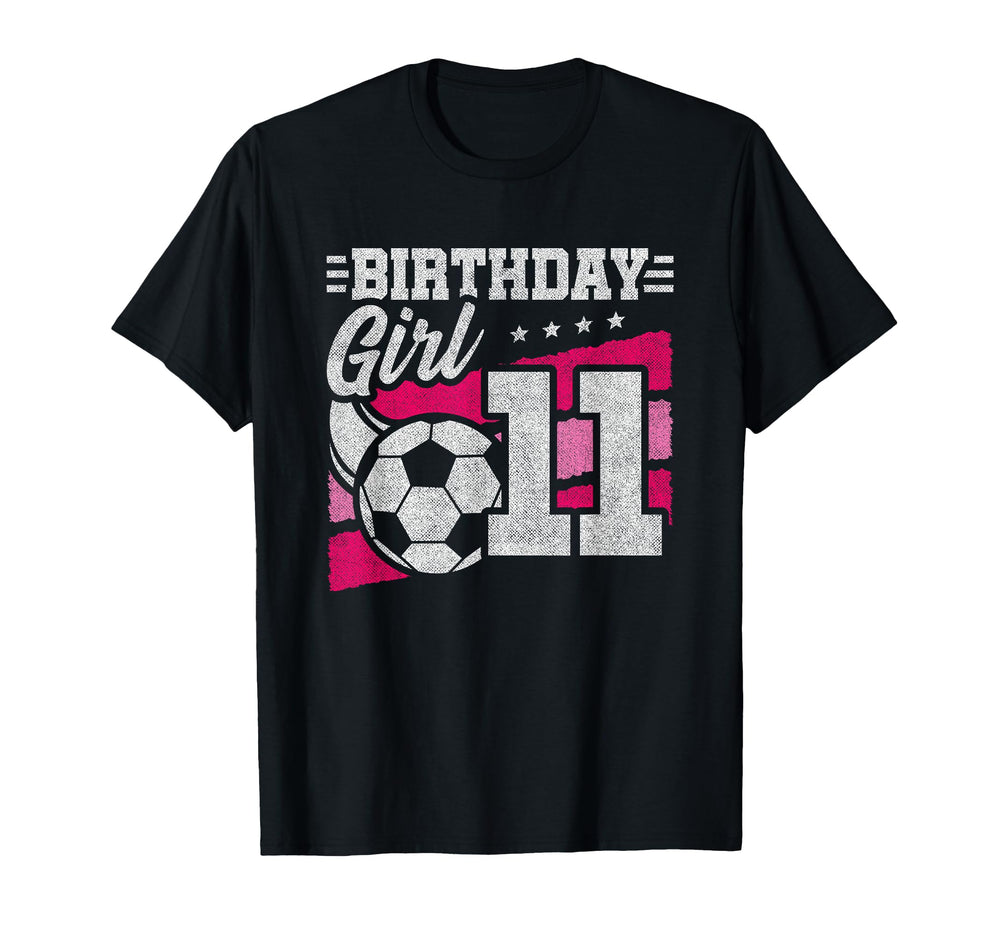 11 Year Old Birthday Soccer Party T-Shirt - Fun Novelty Design for Adults