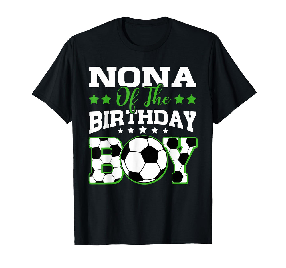 Nona Birthday Soccer Family Matching T-Shirt - Unique Graphic Men Women