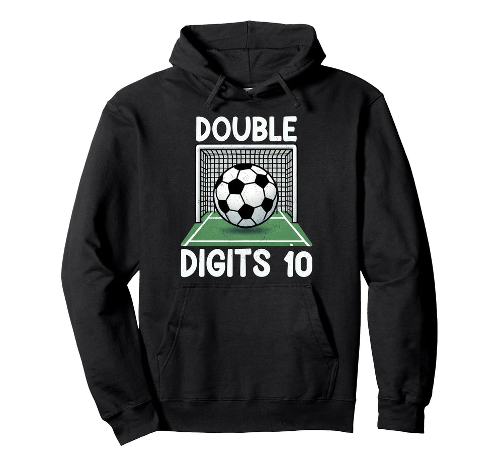 Double Digits Birthday Decoration 10 Hoodie - Streetwear Style Unisex