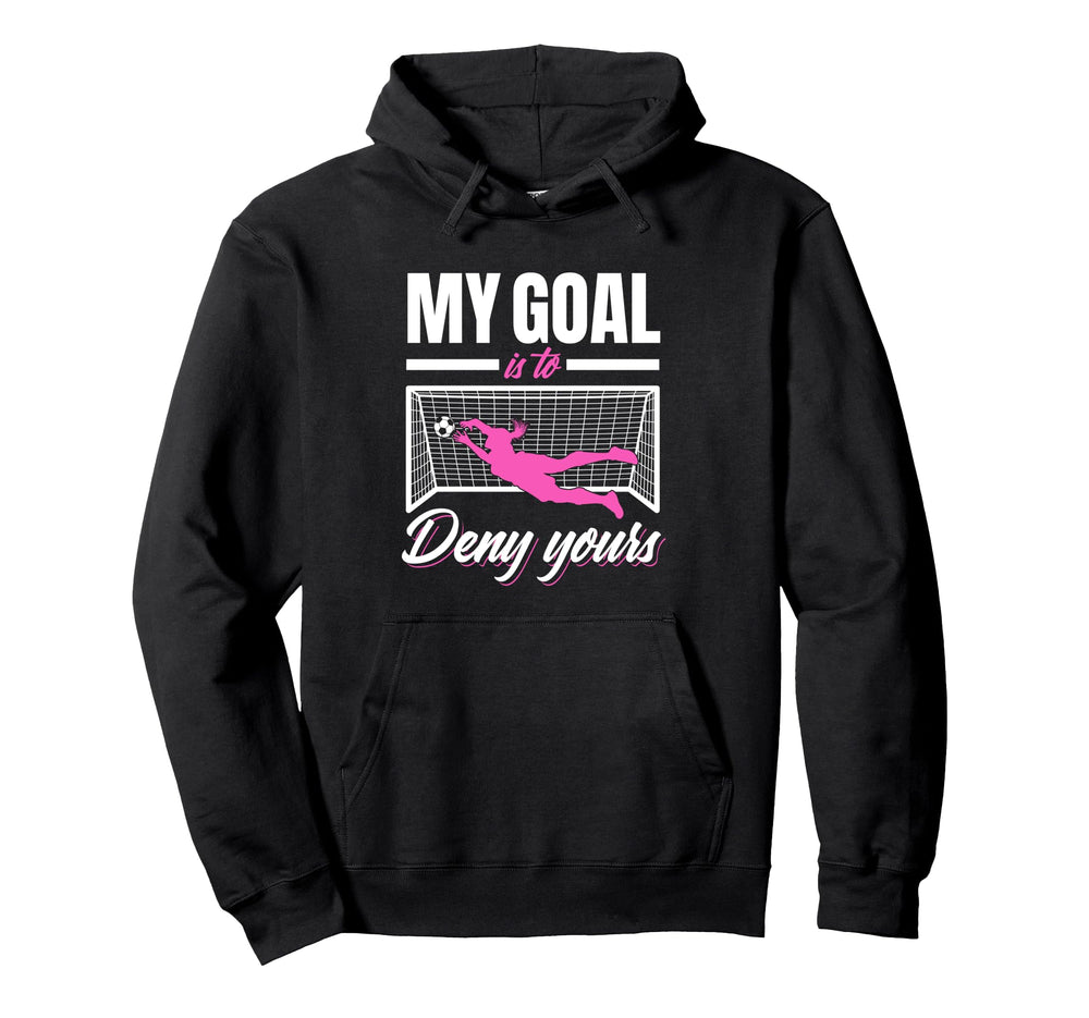 Funny Soccer Lover Soccer Goalkeeper Hoodie - Minimalist Print Men Women