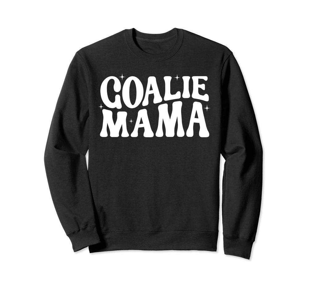 Goalie Mama Goalie Mom Lacrosse Sweatshirt - Minimalist Print Unisex