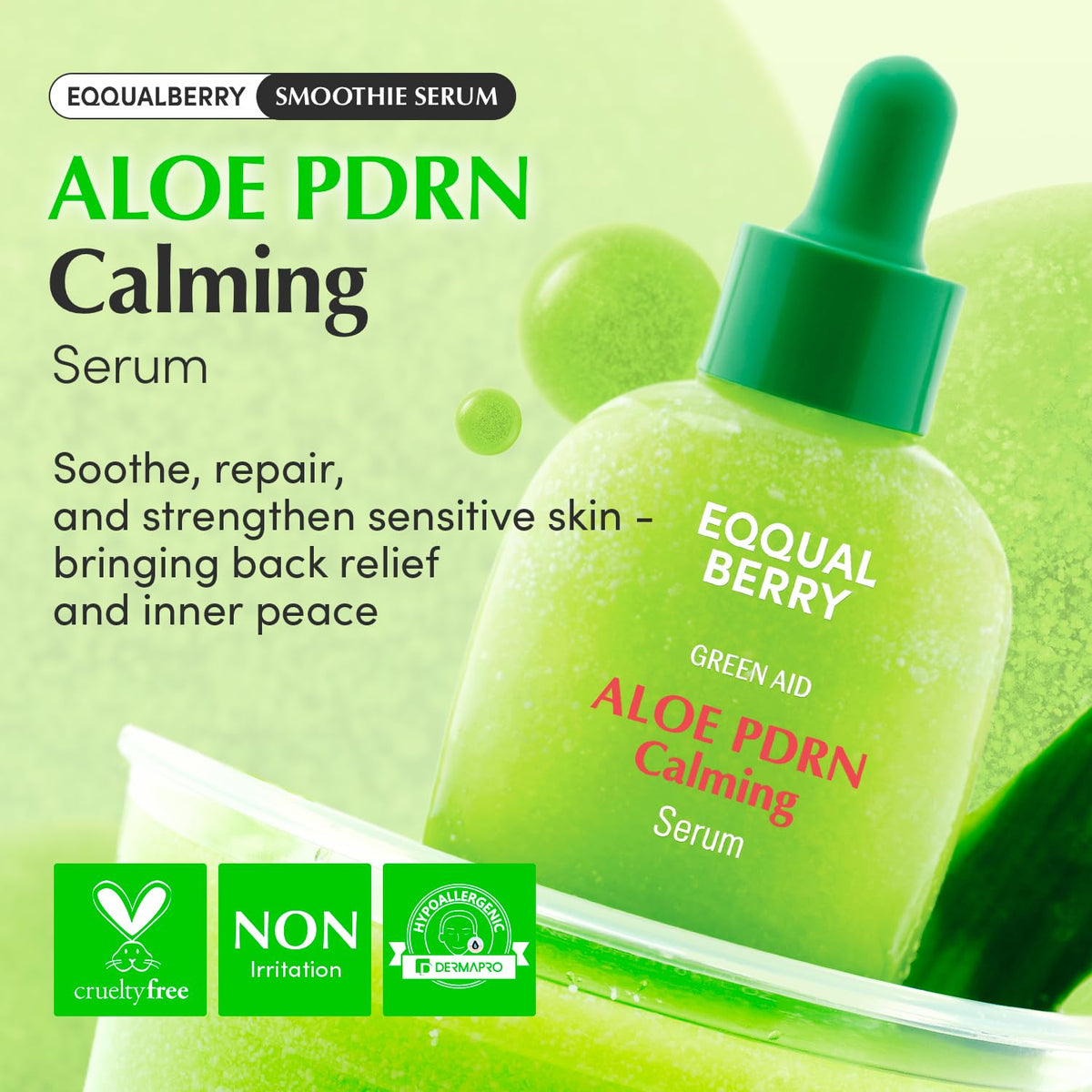 EQQUALBERRY Aloe PDRN Calming Serum - Snipetell