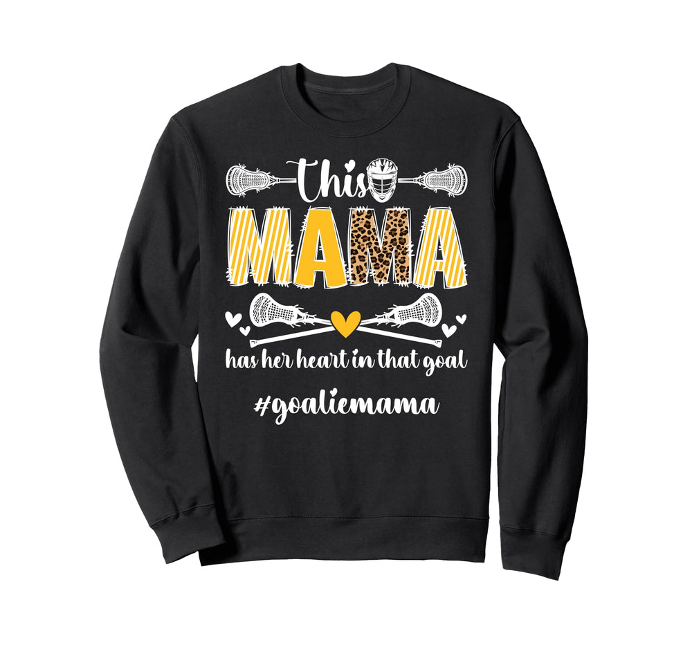 Proud Lacrosse Goalie Mama Sweatshirt - Aesthetic Graphic for Adults