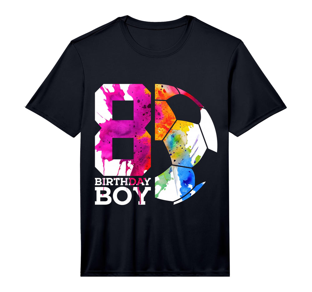 8 Birthday Soccer 8Th Birthday T-Shirt - Trendy Graphic Men Women