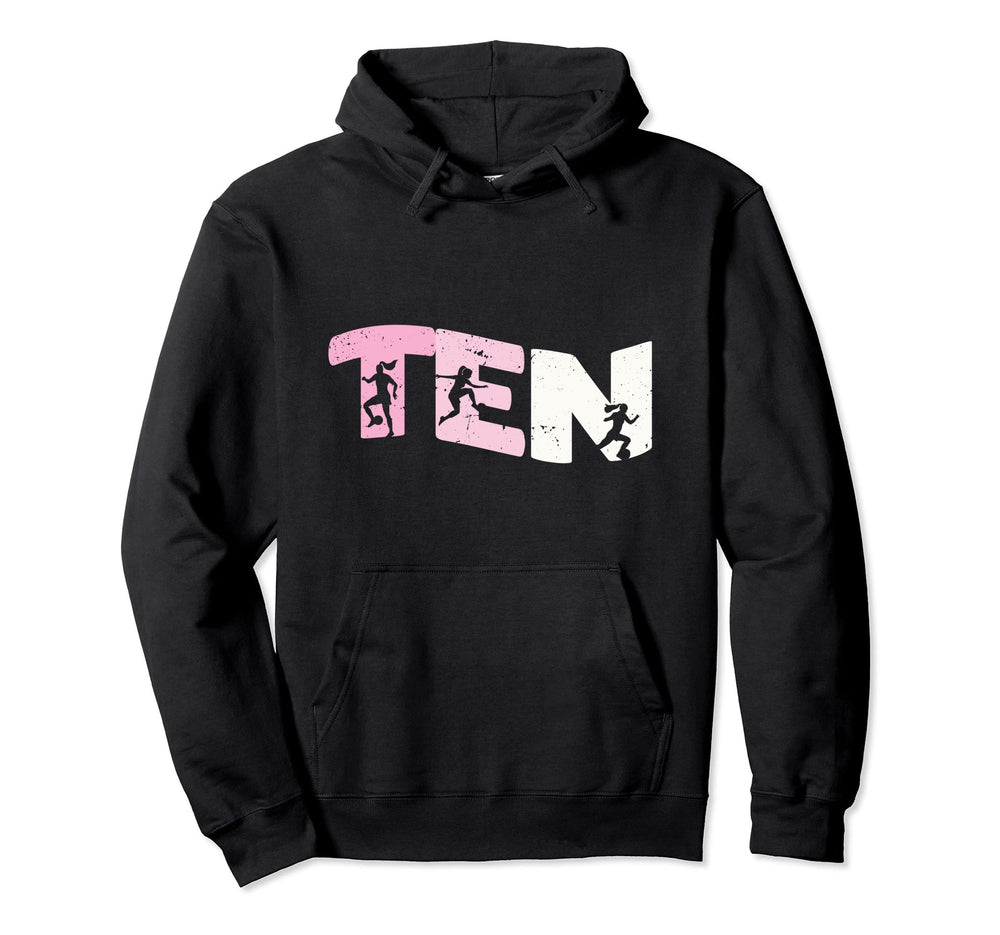 10 Year Old Soccer Birthday 10Th B Day Hoodie - Streetwear Style Men Women