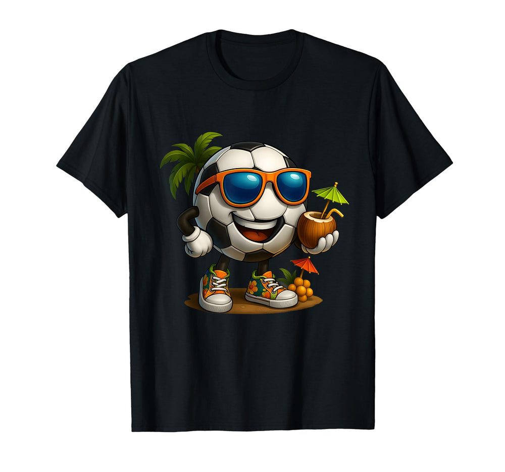 Funny Hawaii Soccer Ball Hawaiian T-Shirt - Unique Graphic Men Women