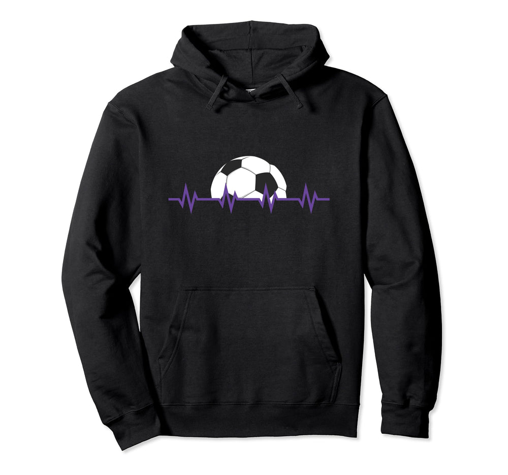 Soccer Heartbeat Football Player Goal Hoodie - Streetwear Style Men Women