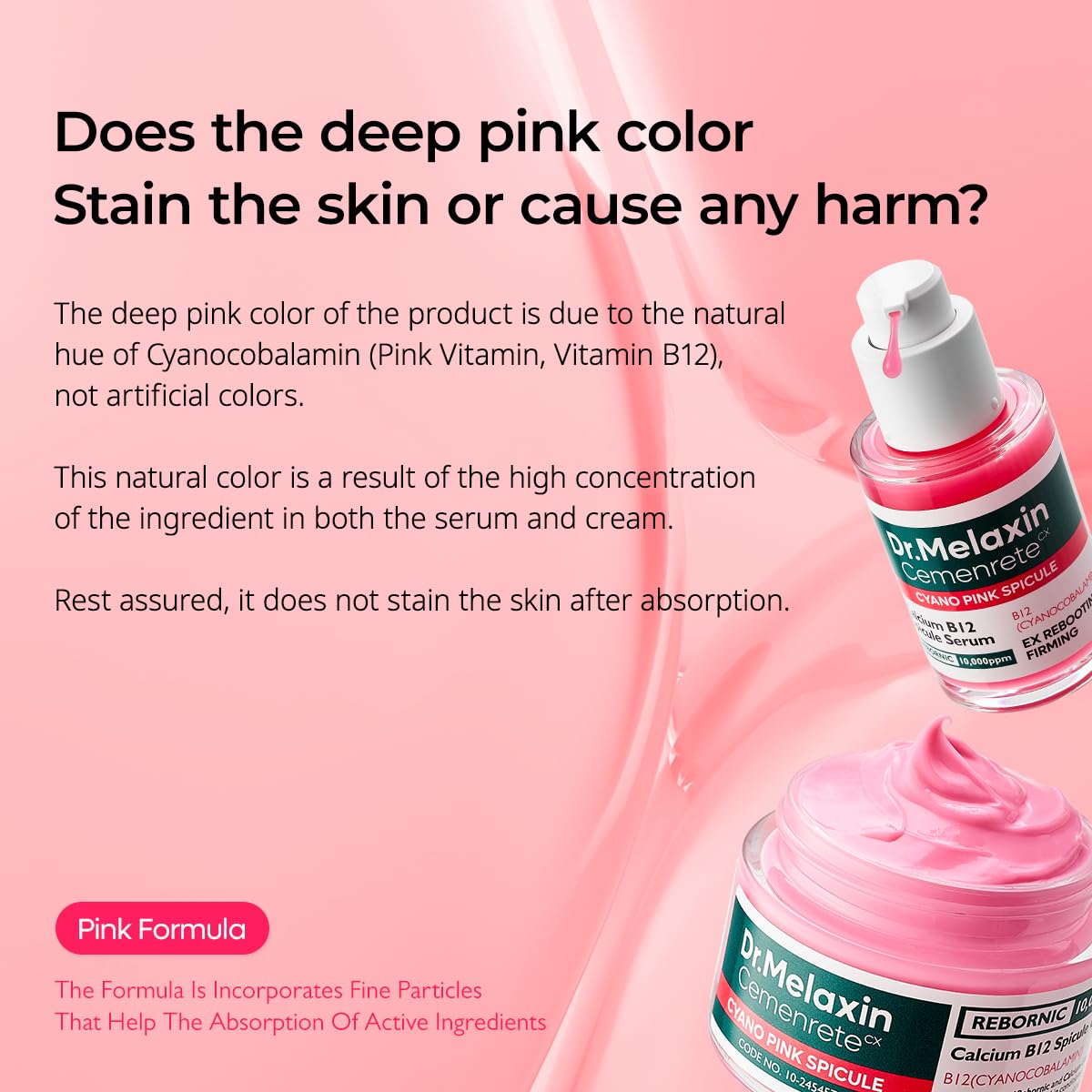 Dr. Melaxin Cemenrete Cyano Pink Spicule Cream - Snipetell