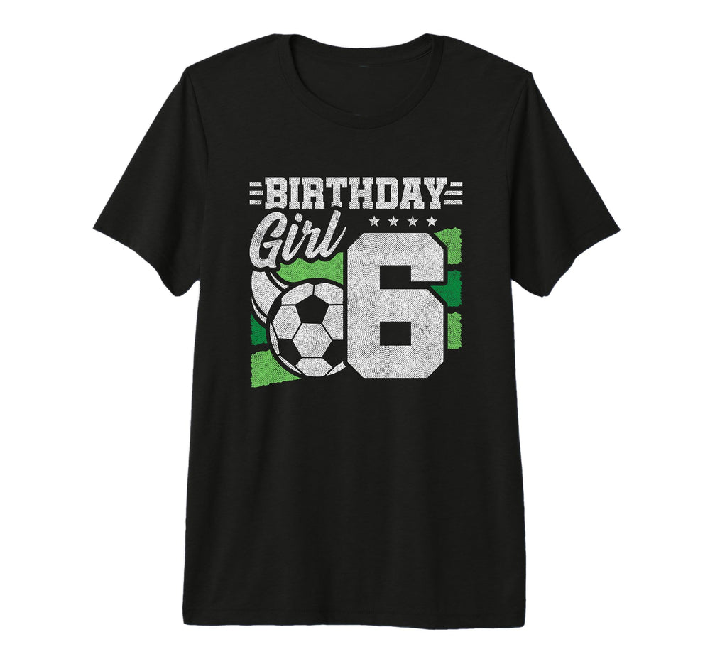 6Th Birthday Soccer Party 6 Year Old T-Shirt - Unique Graphic Unisex