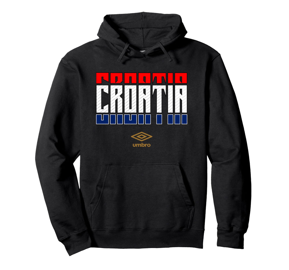 Umbro International Soccer Croatia Hoodie - Trendy Graphic for Adults