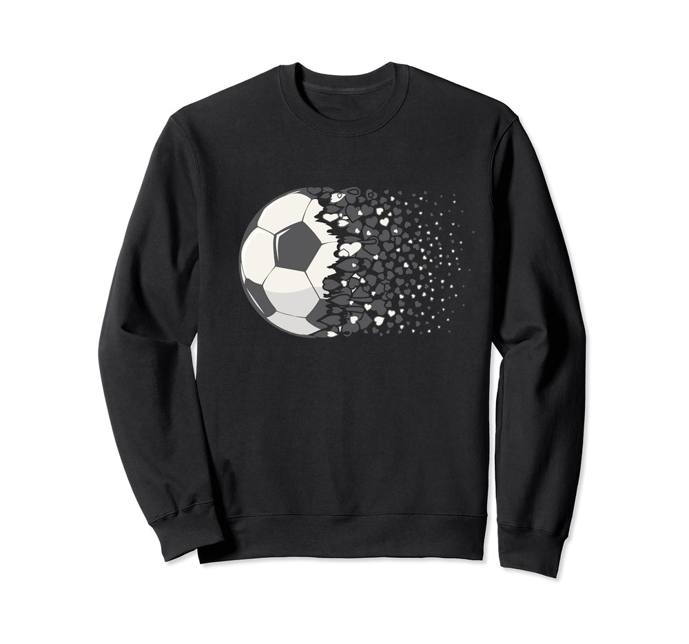 Soccer Soccer Heart Soccer Player Sweatshirt - Casual Everyday Wear Unisex