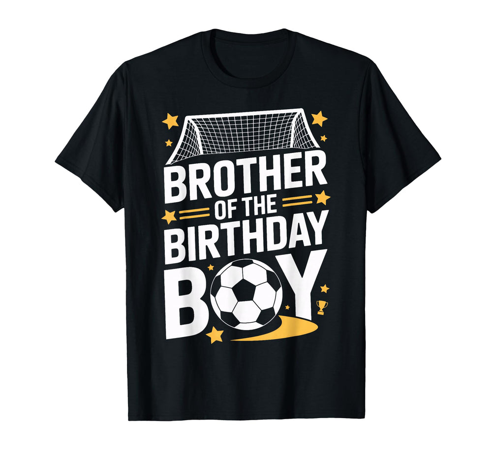 Soccer Player Brother Birthday T-Shirt - Unique Graphic for Adults