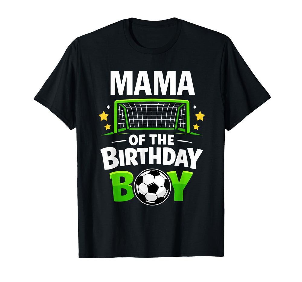 Mama Birthday Soccer Ball Family Matching T-Shirt - Graphic Print Men Women