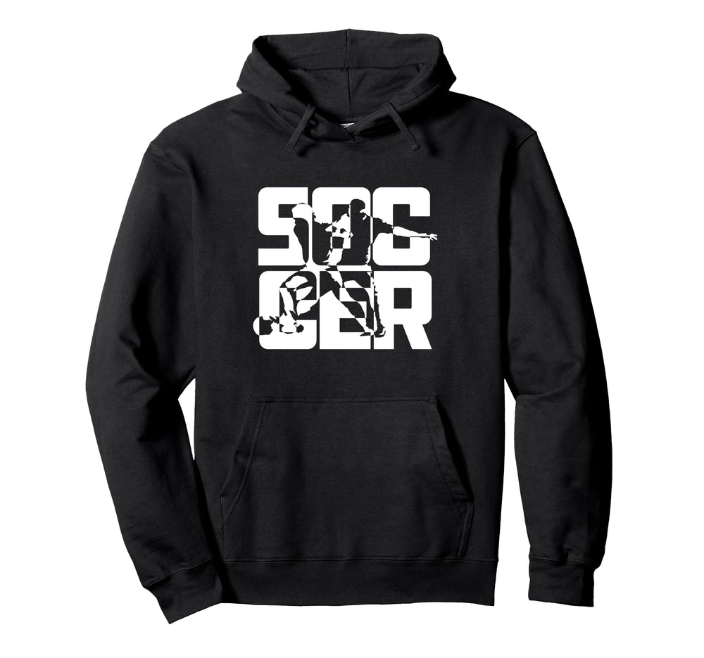 Soccer Forward Midfield Defence Football Hoodie - Fun Novelty Design Unisex