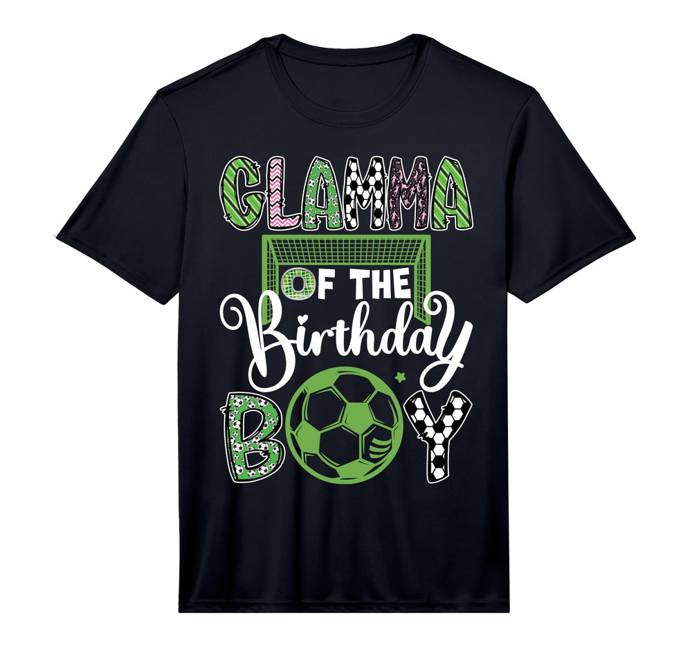 Glamma Birthday Soccer Player Birthday T-Shirt - Unique Graphic Men Women