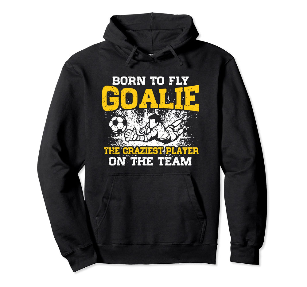 Craziest Player Team Funny Soccer Hoodie - Custom Art Print for Adults