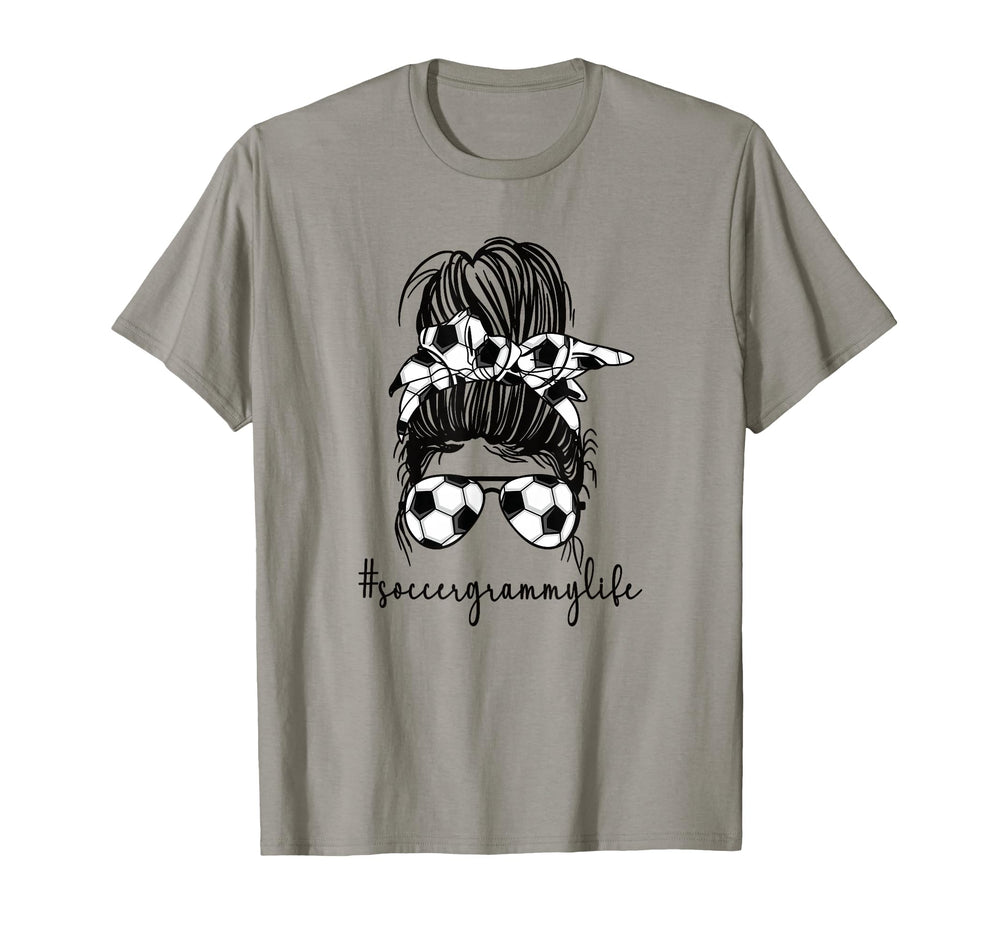 Funny Soccer Grammy Life Soccer T-Shirt - Casual Everyday Wear Men Women