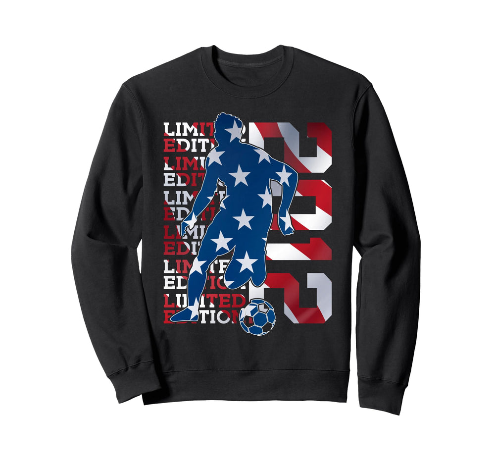 2012 14 Years Soccer 14Th Birthday Sweatshirt - Graphic Print Men Women