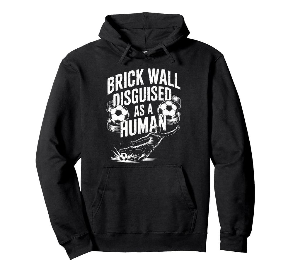 Coach Soccer Player Brick Wall Hoodie - Streetwear Style for Adults