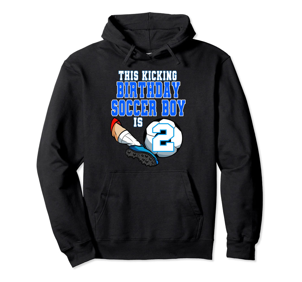 This Birthday Soccer Is 2 Soccer Theme Hoodie - Trendy Graphic Men Women