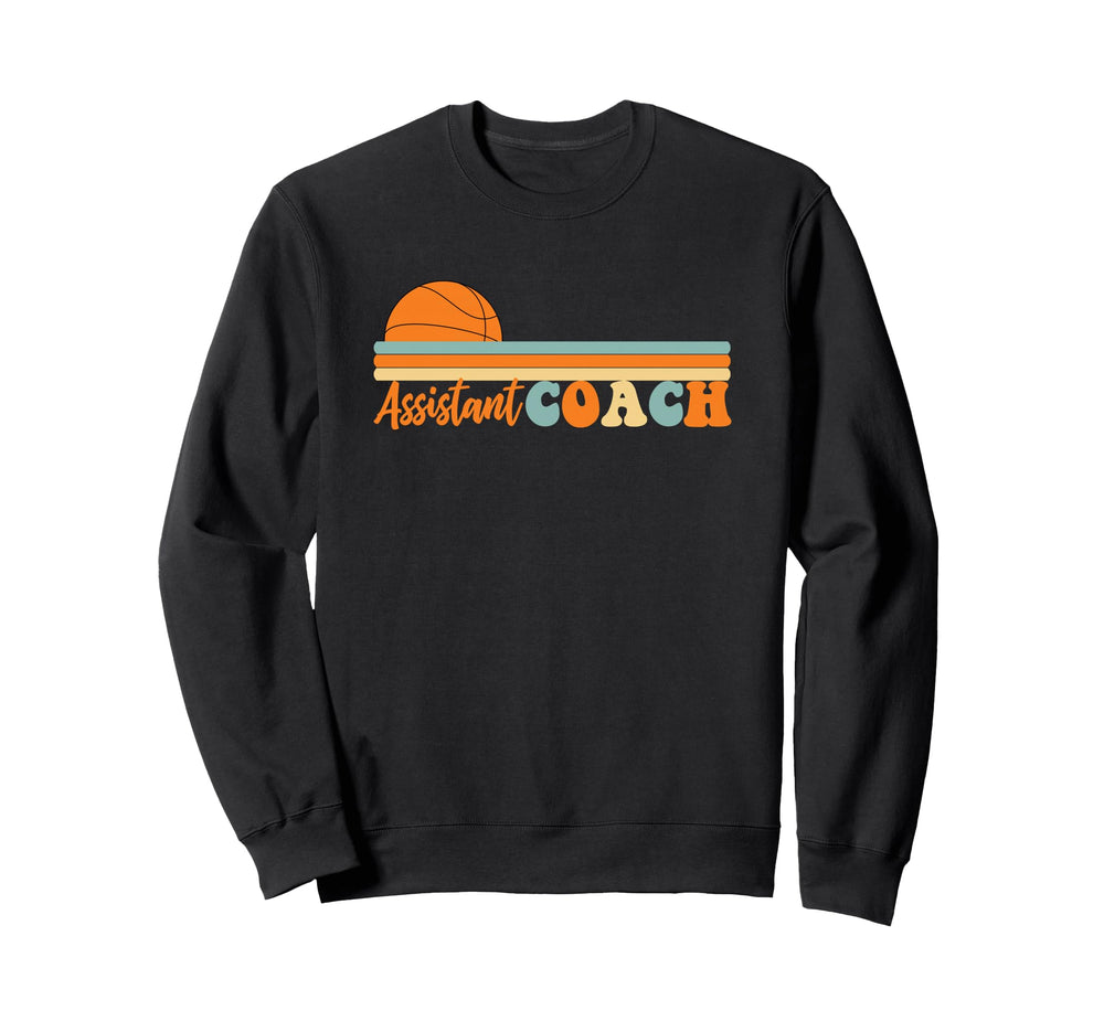 Assistant Basketball Coach Sweatshirt - Trendy Graphic for Adults