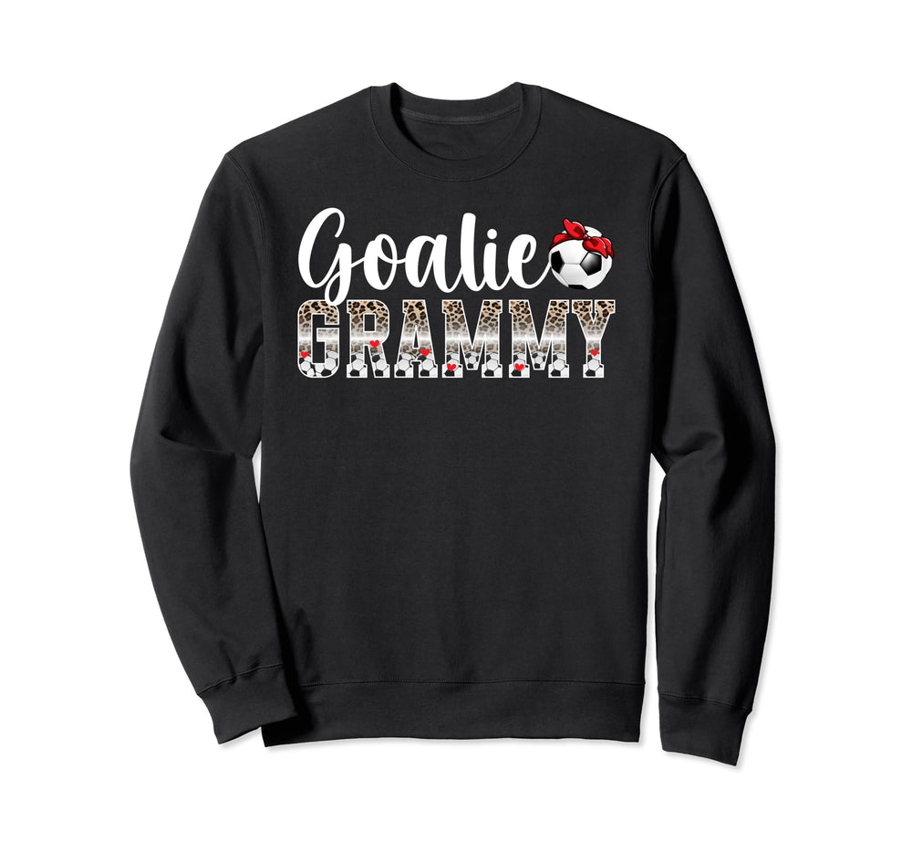 Soccer Goalie Grammy Leopard Sweatshirt - Fun Novelty Design Men Women