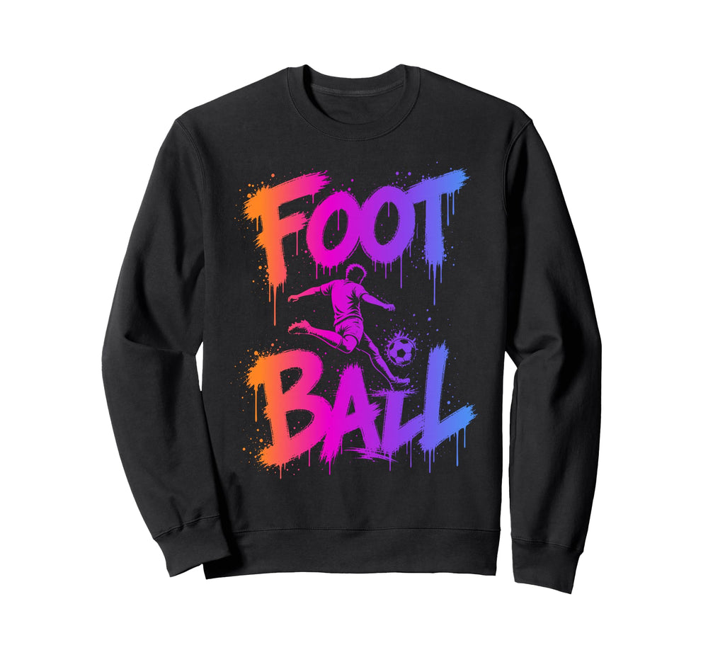 Football Graffiti Urban Streetwear Sweatshirt - Novelty Apparel Men Women