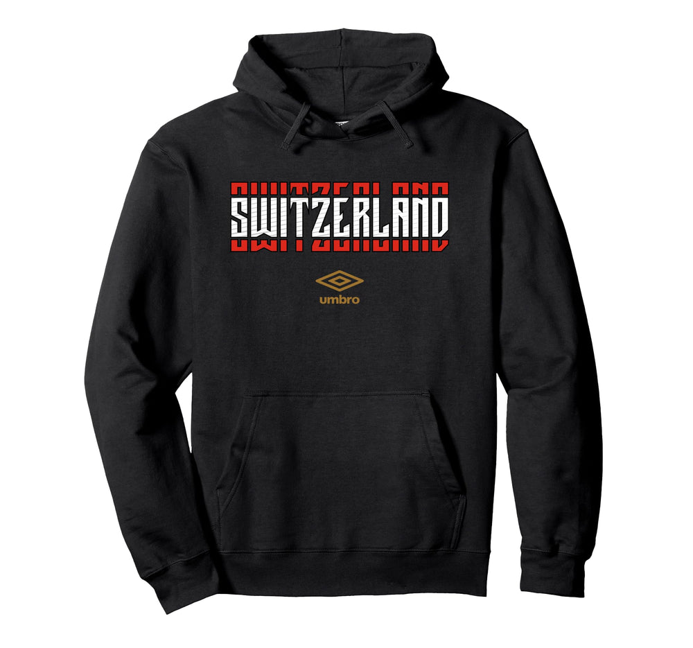 Umbro International Soccer Switzerland Hoodie - Minimalist Print Unisex