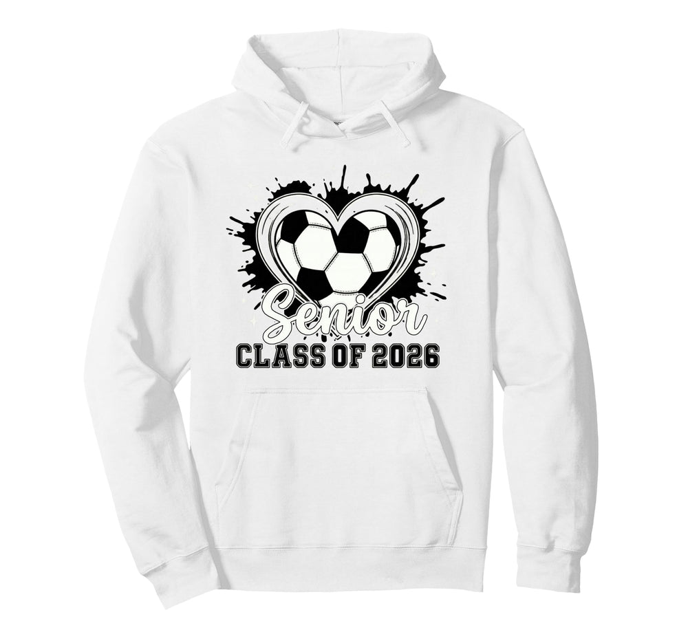 Trendy Class 2026 Senior Soccer Drip Hoodie - Novelty Apparel for Adults
