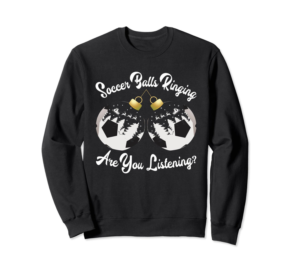 Holiday Sports Soccer Santa Goalkeeper Sweatshirt - Trendy Graphic Unisex