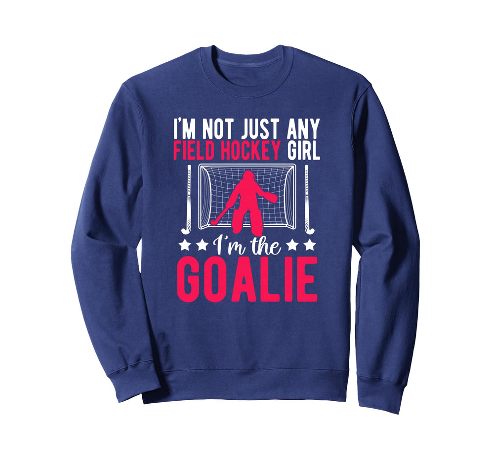 Field Hockey Goalie Field Hockey Sweatshirt - Minimalist Print for Adults