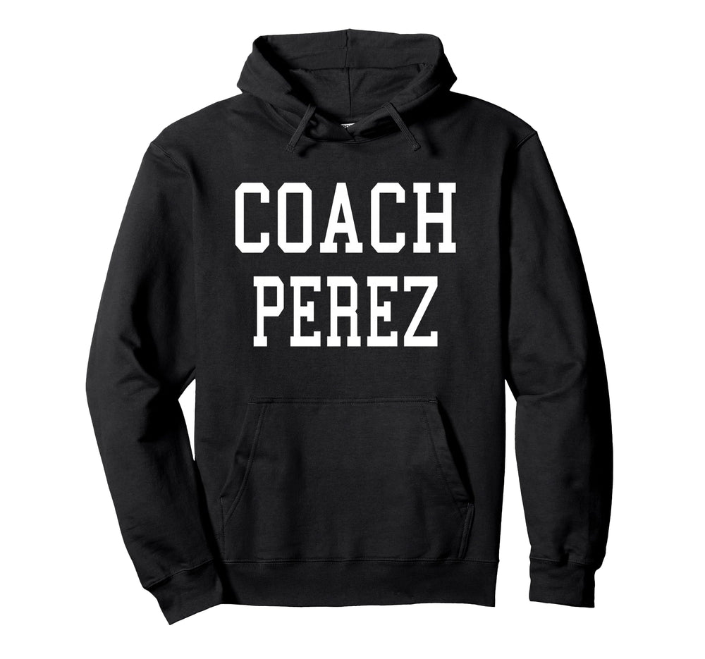 Coach Perez Custom Football Hoodie - Casual Everyday Wear for Adults