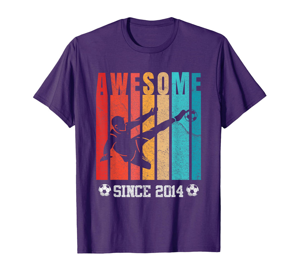 Born 2014 Funny 10 Birthday Awesome T-Shirt - Novelty Apparel for Adults