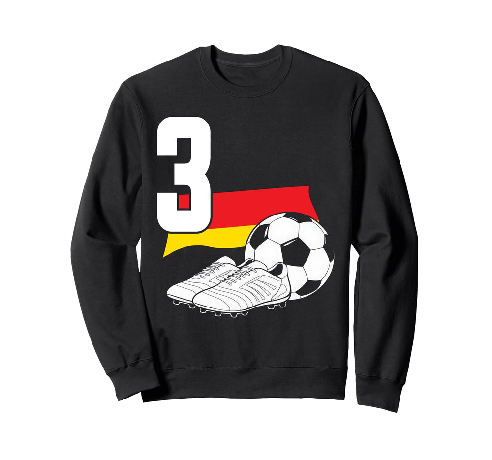 3 Soccer Birthday Gift Soccer Fan Sweatshirt - Streetwear Style for Adults