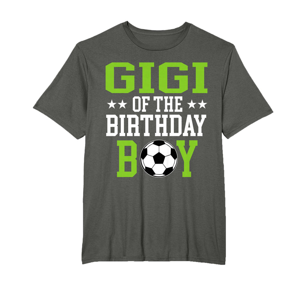 Gigi Birthday Soccer Player Matching T-Shirt - Minimalist Print Unisex