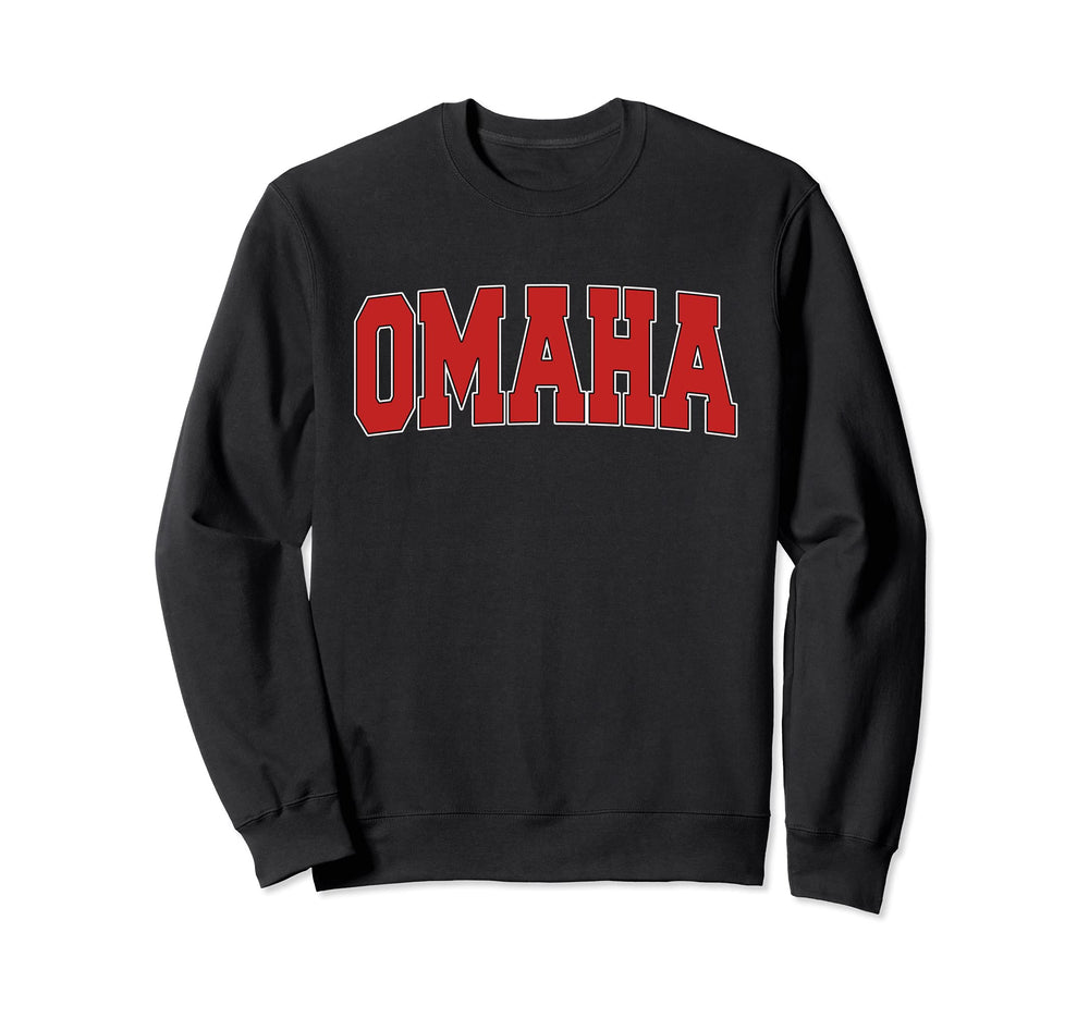 Omaha Ne Nebraska Varsity Usa Sports Sweatshirt - Custom Art Print Unisex