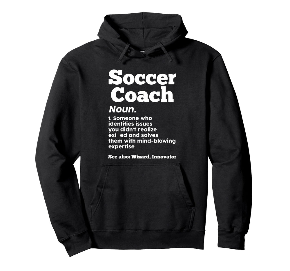 Soccer Coach 1 Someone Who Identifies Hoodie - Unique Graphic Unisex