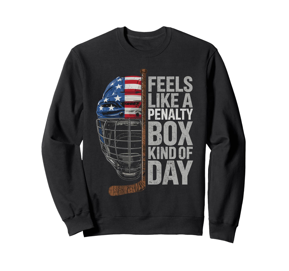 Feels Like Penalty Box Kind Day Ice Sweatshirt - Unique Graphic Men Women